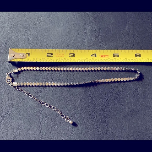 Silver Tone Double Wrap Chain Bracelet. Pre Loved - Picture 2 of 2